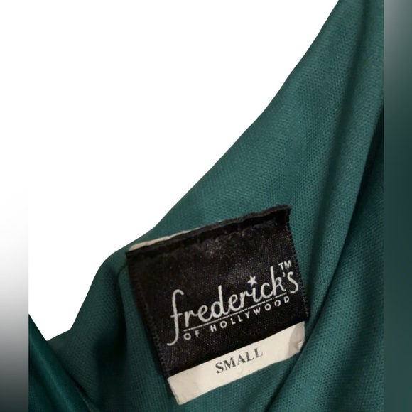 Frederick's of Hollywood 2000’s Y2K One-Shoulder Dress Size S P2P 15” - Picture 4 of 4